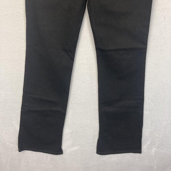 NWT Old Navy Extra High Rise Kicker Boot Cut Jeans Womens 8 Button Fly Black - Picture 11 of 12